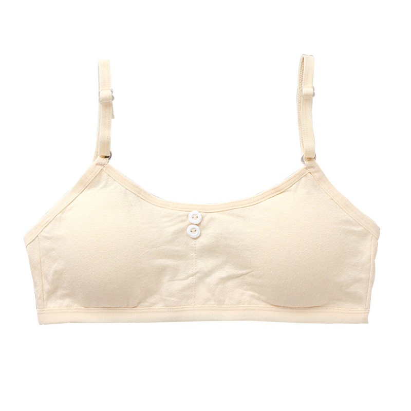 Áo Lót Hai Dây Bằng Vải Cotton Mỏng Dành Cho Bé Gái Tuổi Teen