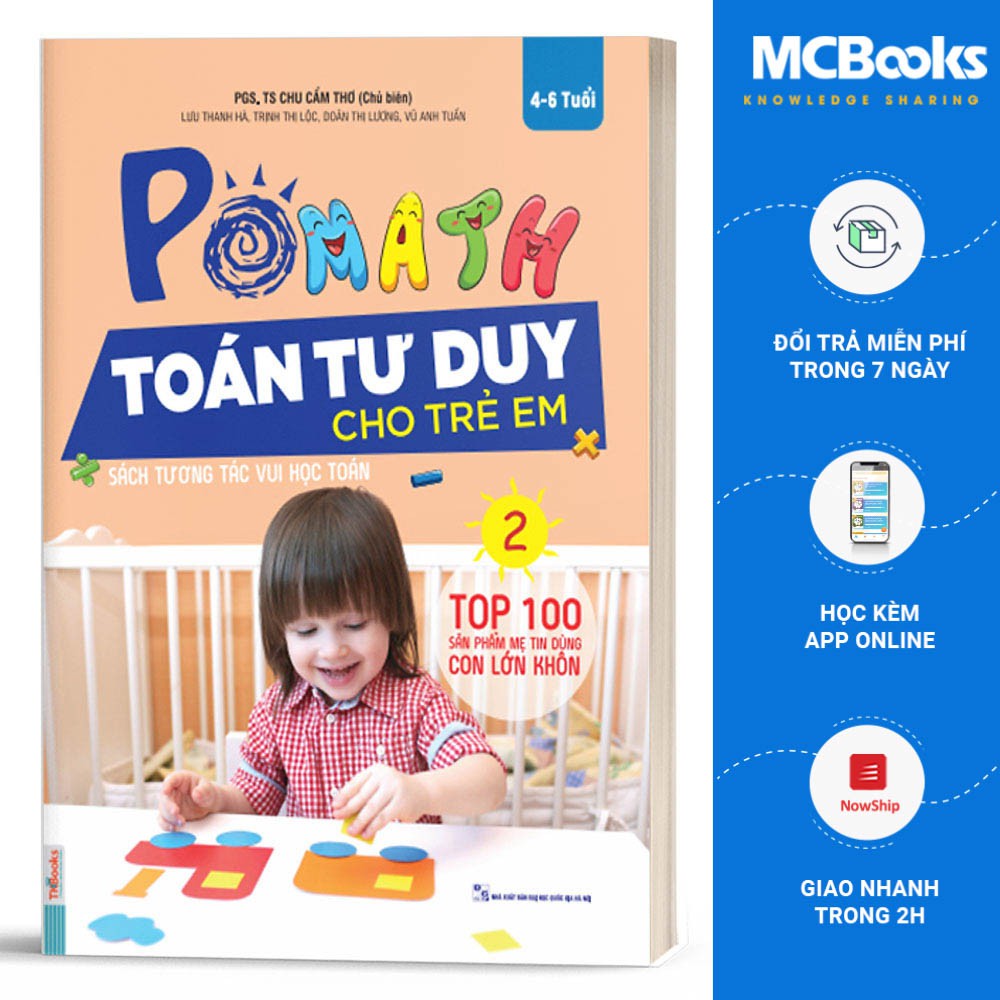 Sách - POMath -Toán tư duy cho trẻ em tập 2 - MCBooks