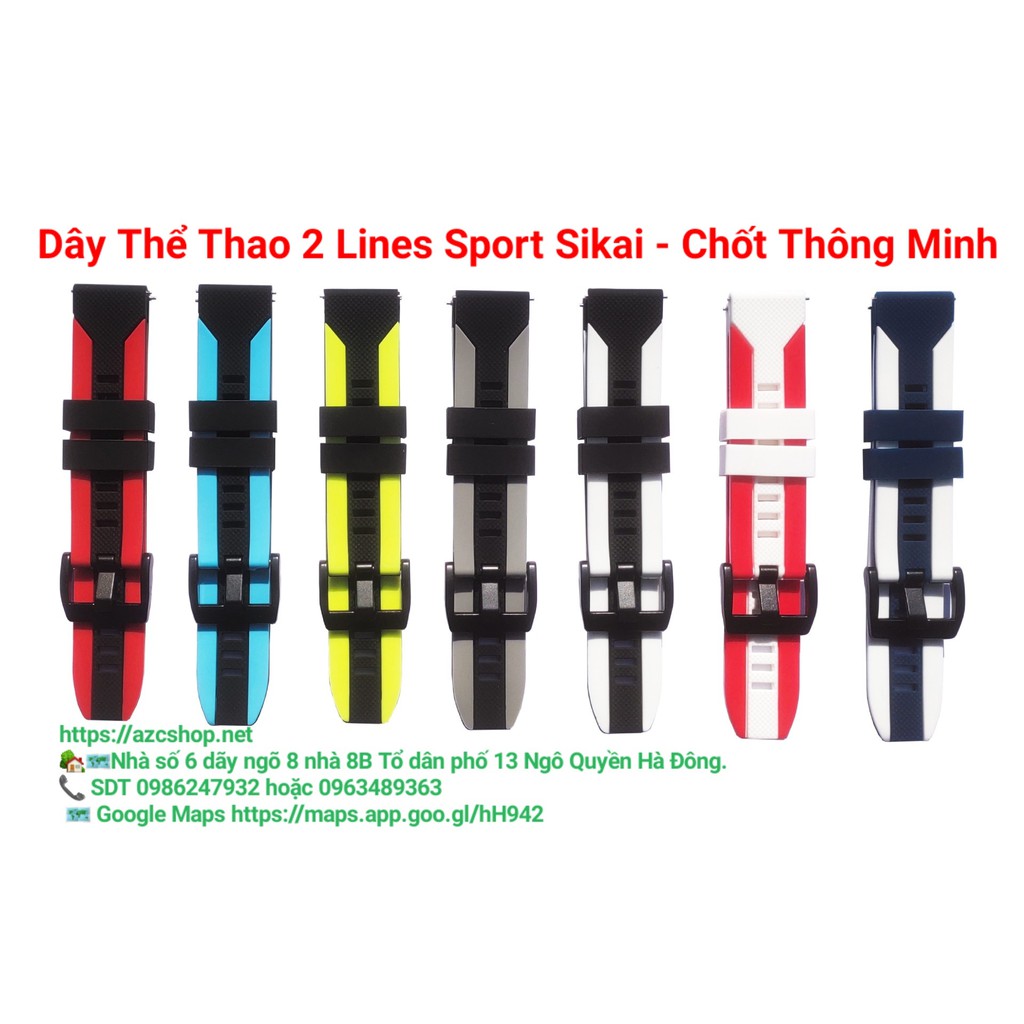 Dây Thể Thảo 2 Lines Sport Sikai - Chốt Thông Minh