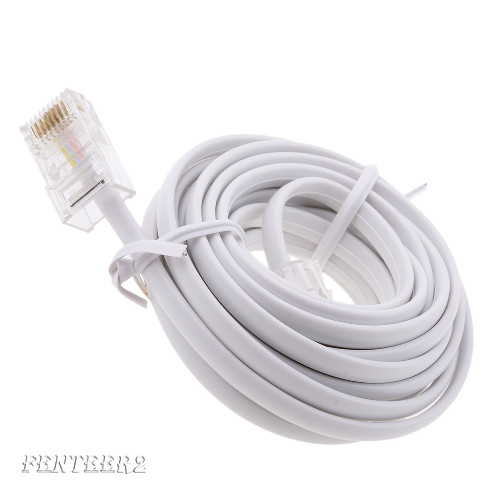 (Fenteer2 3c) Rj11 Sang Rj45 Modem Cable Connector Router To Adsl | BigBuy360 - bigbuy360.vn