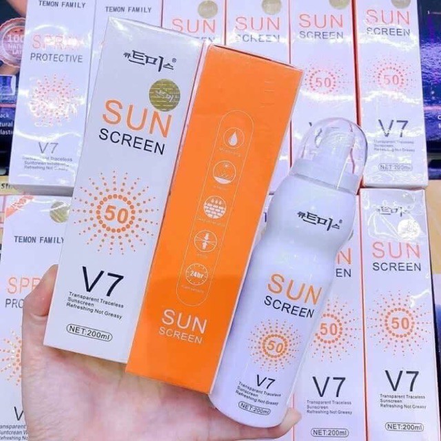 [CHÍNH HÃNG] Kem chống nắng kích trắng  V7 Sun Screen