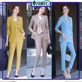 Set 3 Món Áo Vest + Áo GiLê + Quần Dài SV25
