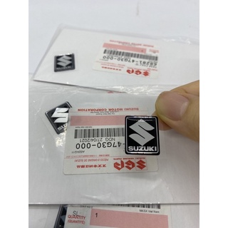 Tem nắp bình nước satria fi raider logo chữ suzuki