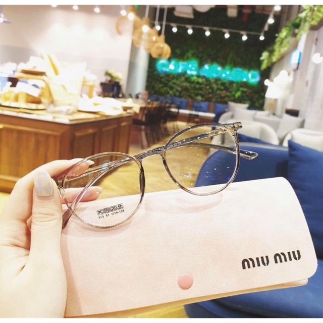 Gọng kính nhựa dẻo mắt tròn 513 BucShop dành cho nam nữ