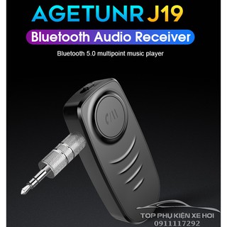Thiết bị Bluetooth J19 âm thanh chuẩn Stereo, Bluetooth 5.0 cho ô tô