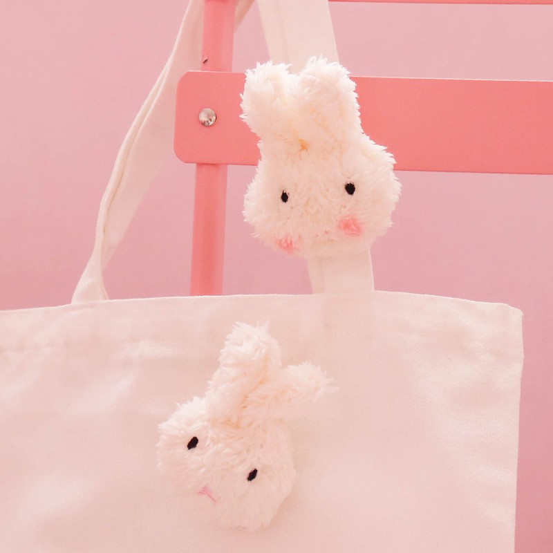 Huy Hiệu Cài Áo, Balo Bằng Bông Hình Gấu Trắng, Thỏ Trắng Phong Cách Ulzzang Hàn Quốc Siêu Xinh