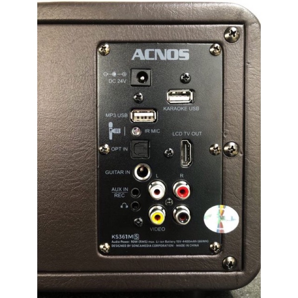 Loa karaoke xách tay Acnos KBeatbox KS360ME