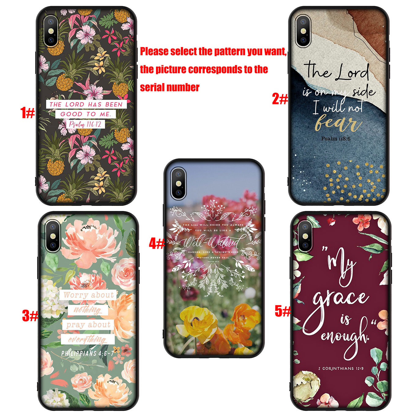 Samsung Galaxy A9 A8 A7 A6 Plus J8 2018 + A21S A70 M20 A6+ A8+ 6Plus Phone Case Soft Silicone Casing B93 Bible Verse