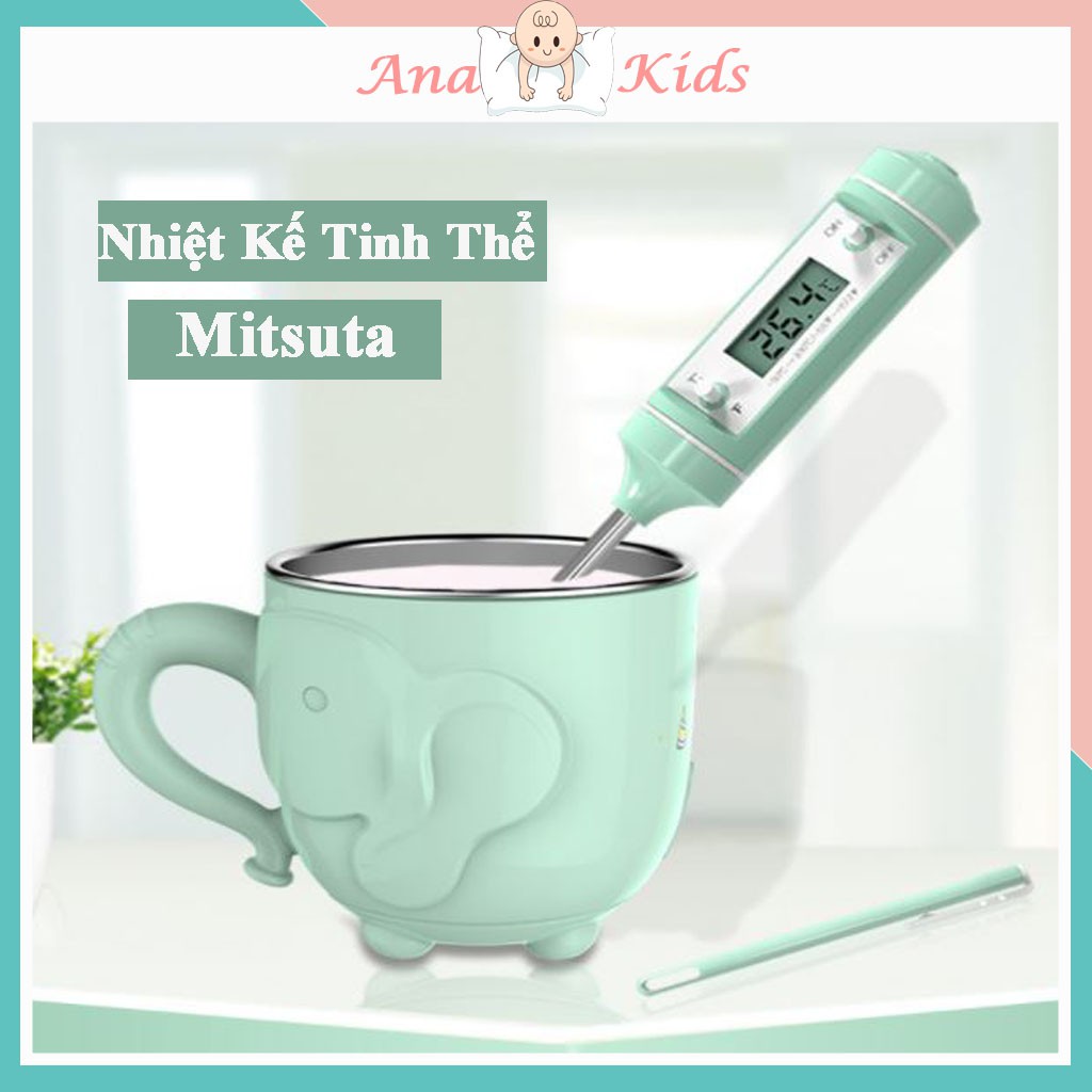 Nhiệt kế đo nước pha sữa, đo nhiệt độ nước, thức ăn Misuta