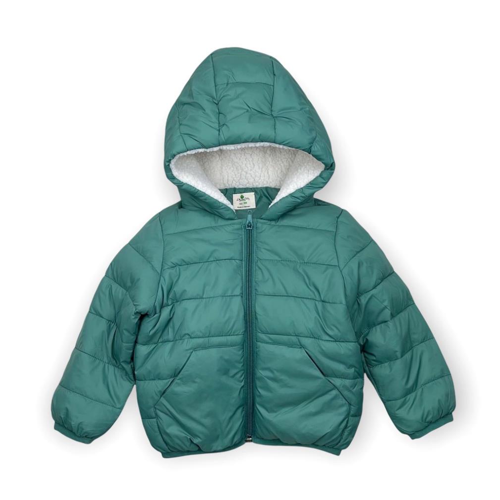 Áo phao siêu nhẹ mũ lông cho bạn sơ sinh 9m-36m