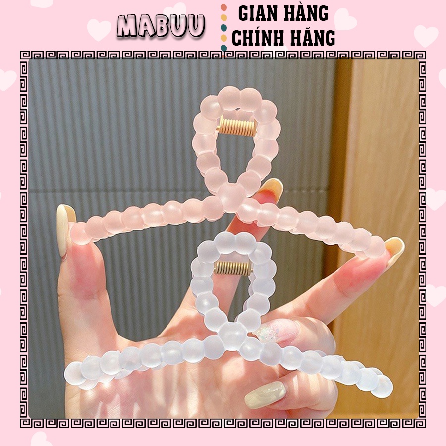 Kẹp Tóc Cỡ Lớn Trong Suốt Kiểu Hàn Quốc Thời Trang 2008
