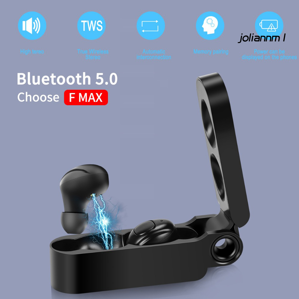 Tai Nghe Bluetooth 5.0 Không Dây Fineblue F Max Tws Kèm Hộp Sạc