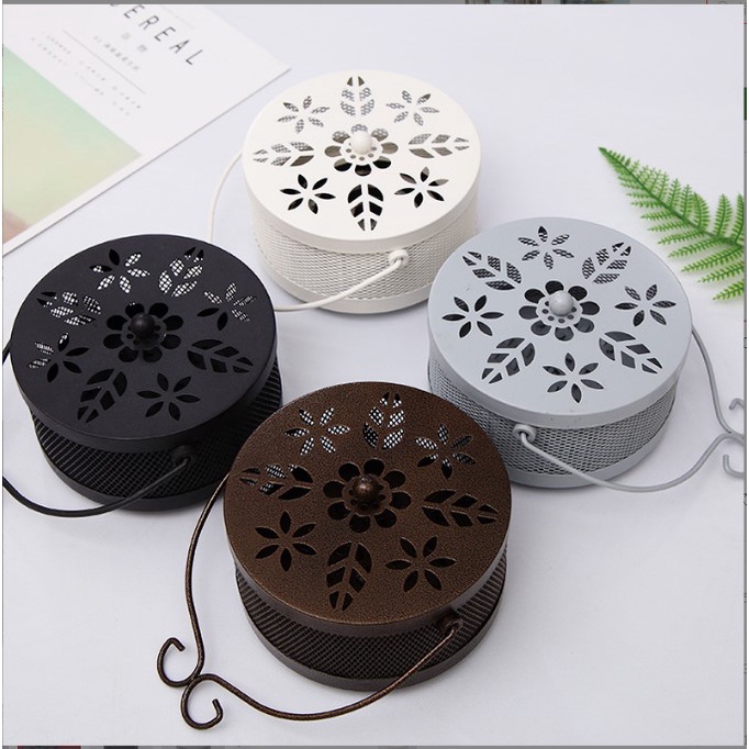(MẪU MỚI) Hộp đốt nhang muỗi chuyên dụng KIM LOẠI, khay đựng hương muỗi an toàn chống cháy siêu tiện dụng