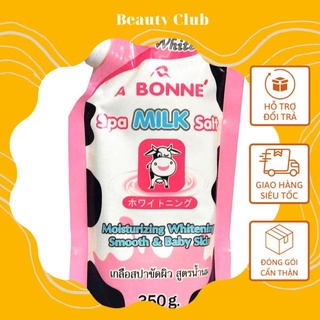 Muối tắm sữa bò tẩy tế bào chết tẩy da chết 350gr - BeautyClub