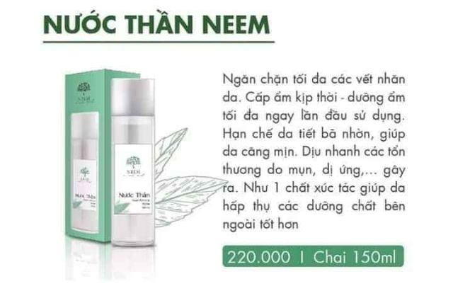 NƯỚC THẦN NEEM NỤ CƯỜI VÀNG