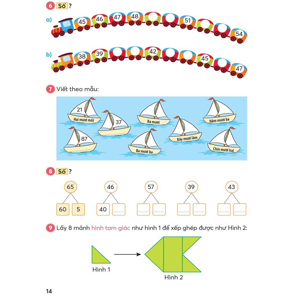 Sách – Bài tập Toán 1 Tập 2 Phát triển năng lực