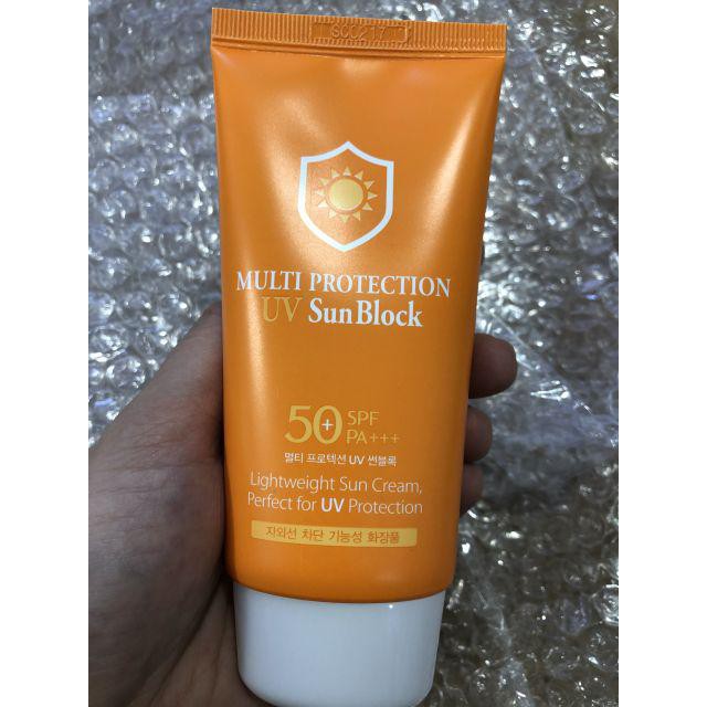 Kem chống nắng Multi Protection Uv Sun Block 3W Clinic Hàn Quốc 70ml