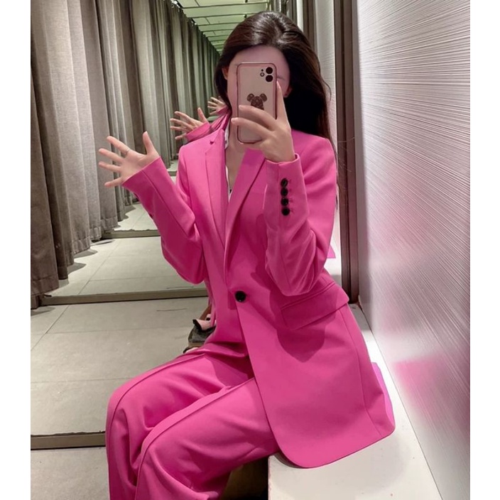 SET VEST QUẦN SUÔNG DÀI HỒNG SEN HÀNG XUẤT XỊN ZR | BigBuy360 - bigbuy360.vn