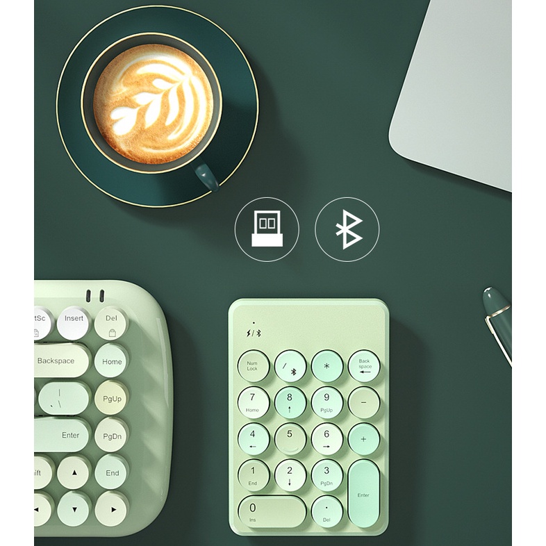 Bàn phím số không dây cao cấp cho laptop kết nối usb wireless