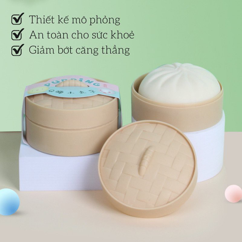 Đồ Chơi Giảm Stress, Bánh Bao Đồ Chơi Co Giãn Xả Stress Hot Tiktok PAPAA.HOME