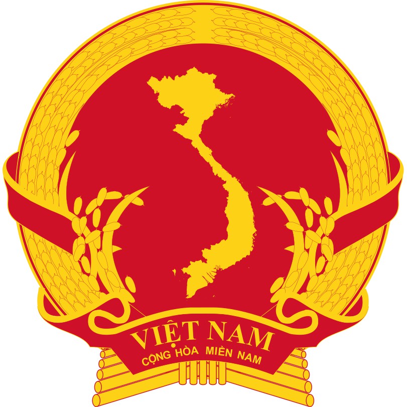 Sticker hình dán decal Quốc huy Việt Nam, dán xe, dán laptop