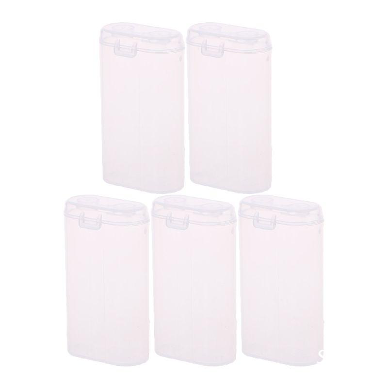 Bộ 5 vỏ nhựa đựng pin 2X18650 18650 có thể sạc lại