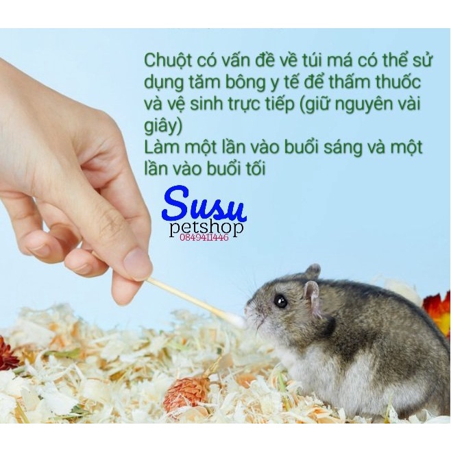 Viêm Túi Má YEE ngừa sâu răng, thơm miệng cho Hamster, Nhím, Sóc