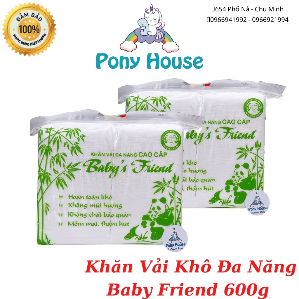 Giấy Khô/ Khăn Vải Khô Đa Năng Baby Friend - Gói 600G Siêu Thấm An Toàn Cho Bé Yêu