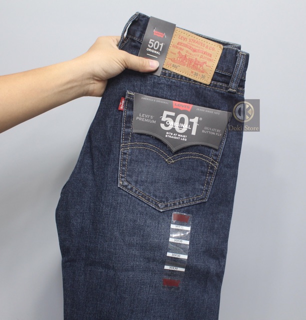 Quần Jean Ống Suông Nam Xanh Đậm SN, Quần Jean Nam Ống Rộng, Vải Không Co Giãn Chính Phẩm Mềm Mịn - DOKI | BigBuy360 - bigbuy360.vn