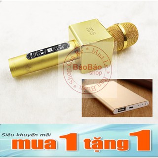 Micro Karaoke bluetooth X6 tặng sạc dự phòng 9800mAh
