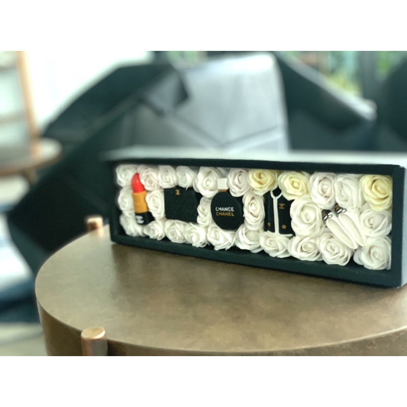 Set quà FLORITTA [Thạch cao thơm + Hoa sáp vĩnh cửu]