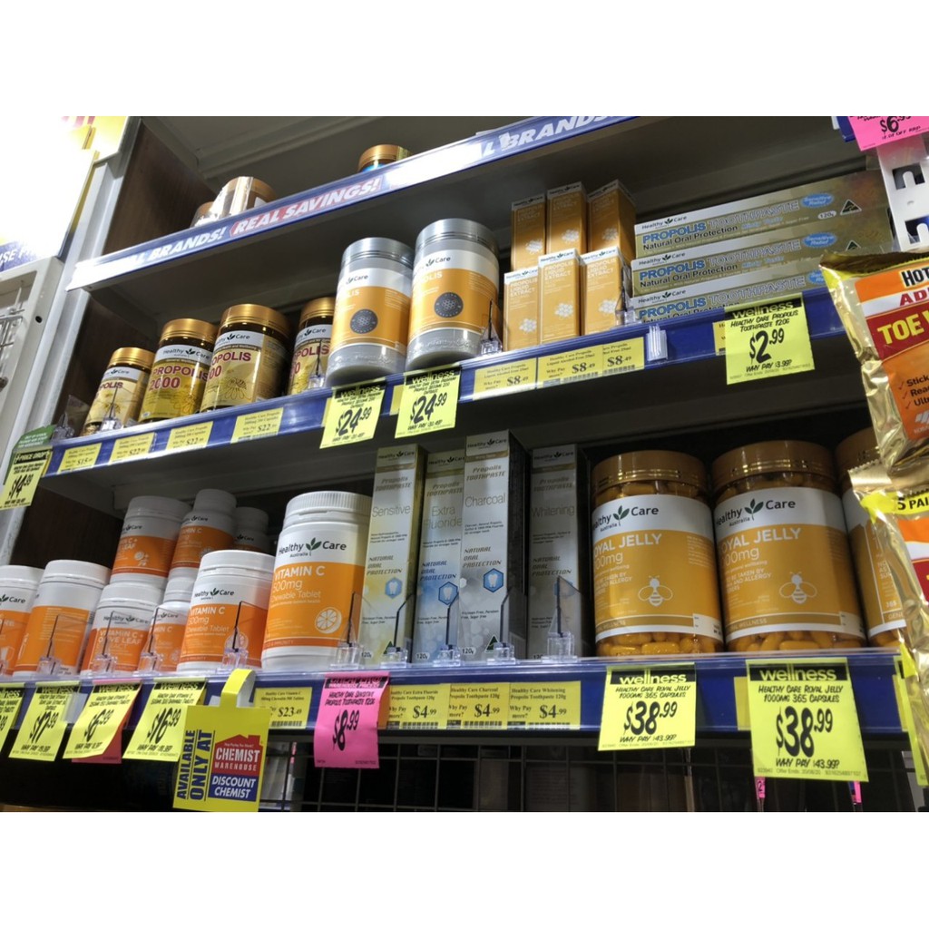 Date 2026-Sữa Ong Chúa Healthy Care Royal Jelly 1000MG 365 viên - Xuất xứ Úc