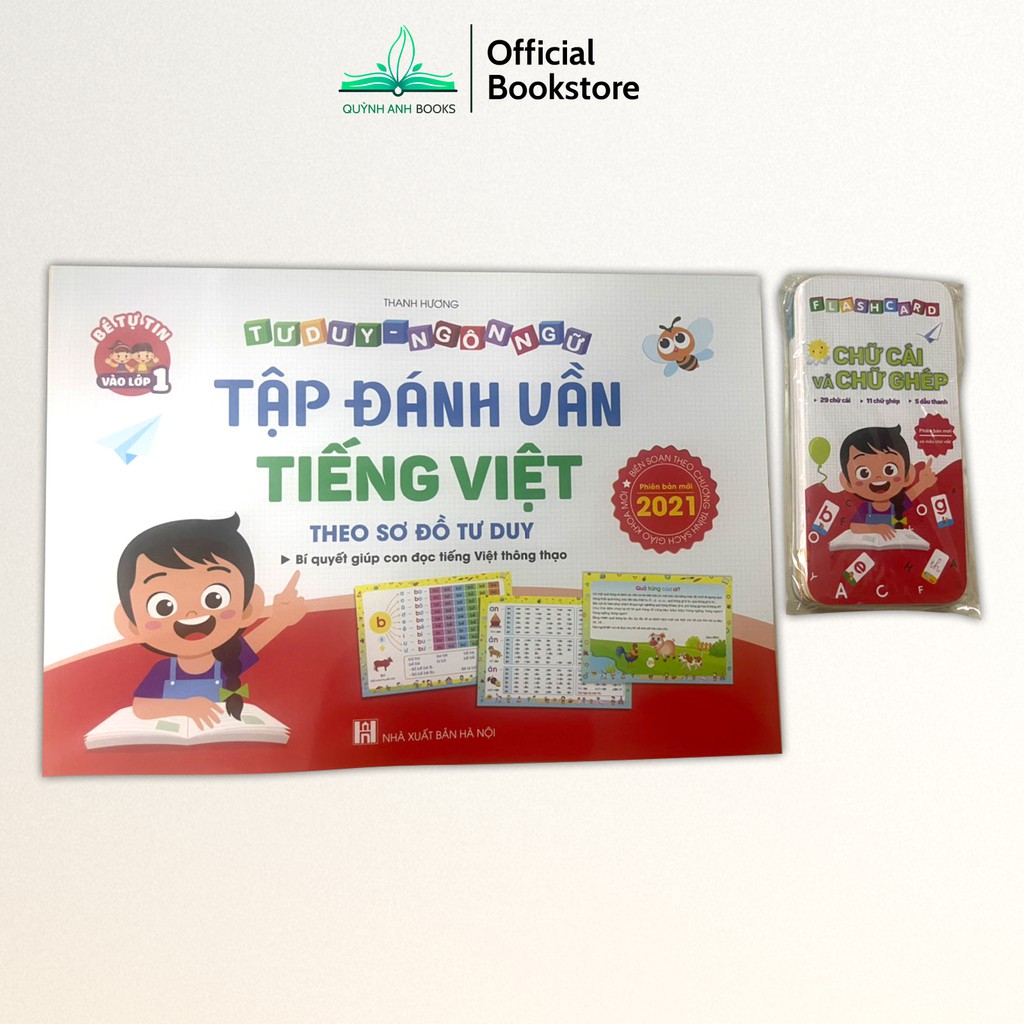 Sách - Tập đánh vần tiếng việt theo sơ đồ tư duy 2021 (Tư duy ngôn ngữ) - NPH Việt Hà