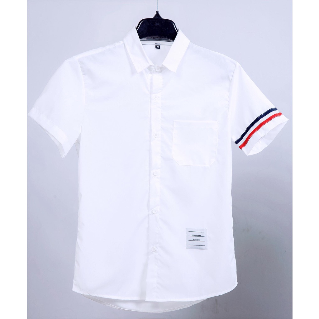 Áo Sơ Mi THOME Hotrend nam nữ,vải cotton lụa mềm mát, Sơ mi ngắn tay nam chất cực đẹp