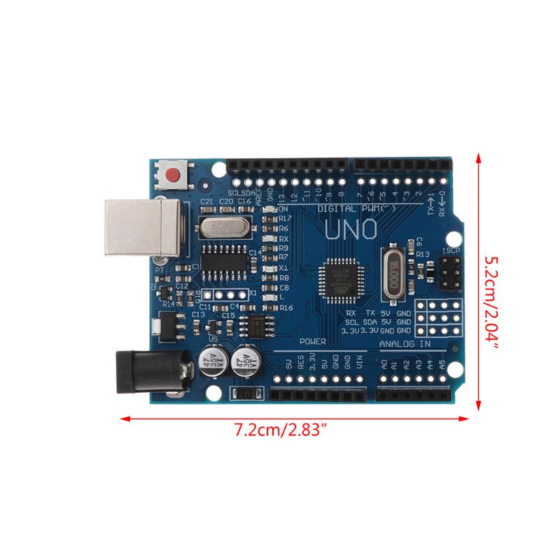 1 Bộ Bảng Mạch Khởi Động R3 Mini Có Đèn LED