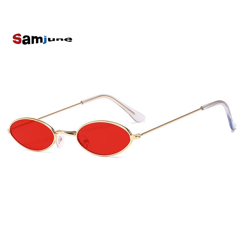 Kính Mát Samjune Gọng Kim Loại Phong Cách Retro Năng Động Cao Cấp