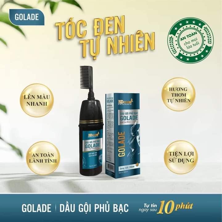 Dầu Gội Phủ Bạc Golade 20ml BDcare-Dầu gội phủ bạc