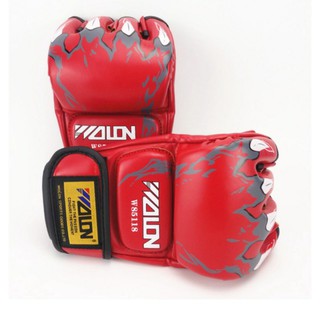Găng tay cụt ngón MMA , boxing, đấm bao cát - storeanna