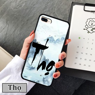Ốp lưng iPhone 7 Plus/ 8 Plus- In chữ thư pháp