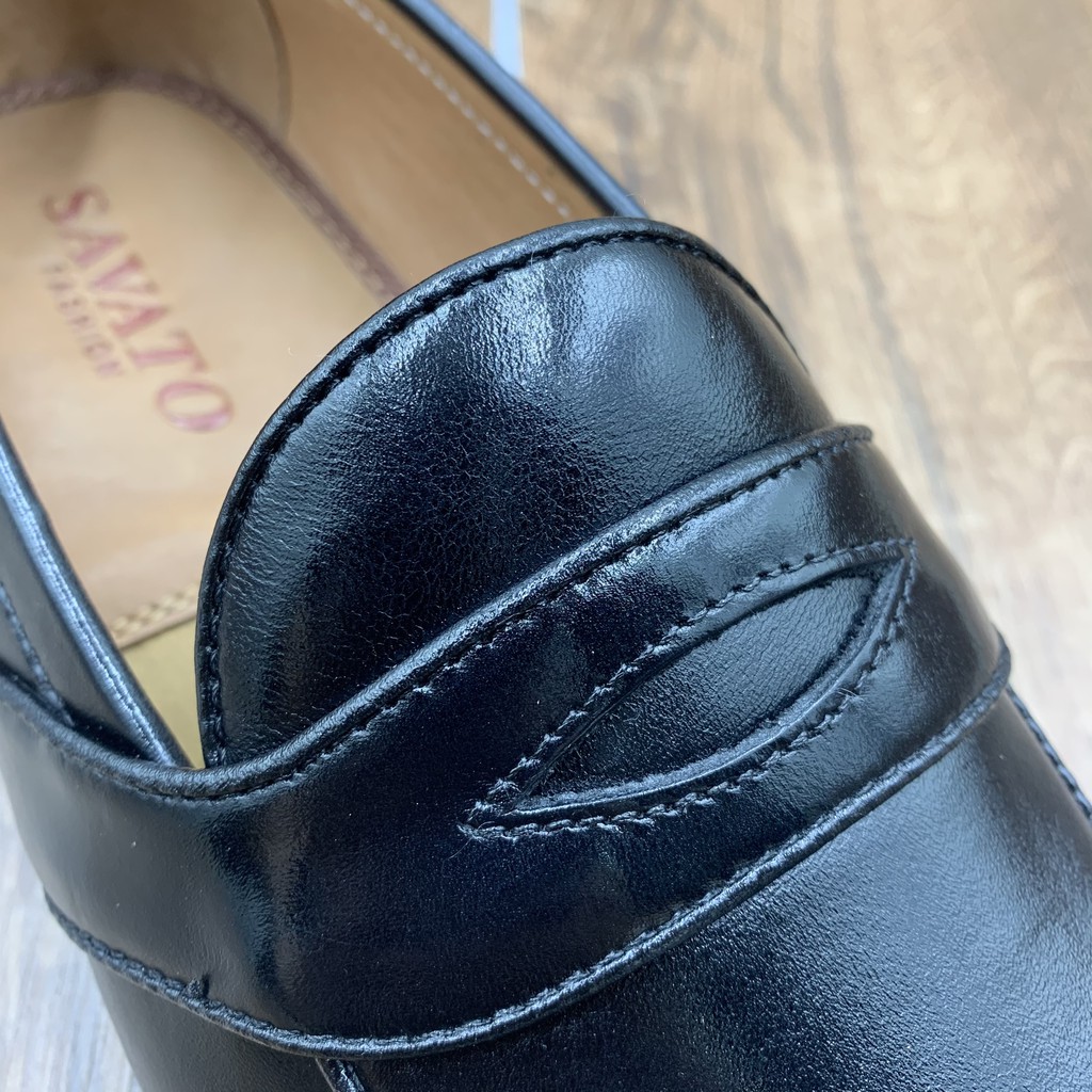 Giầy lười da bò nam phong cách lịch lãm 2021  + Tặng đón gót sừng cao cấp