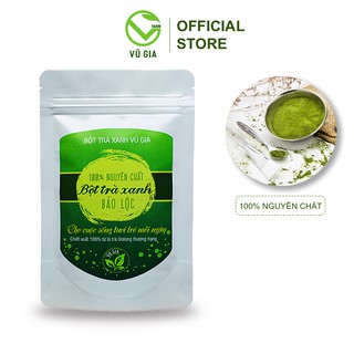 Bột Trà Xanh Nguyên Chất VG Farm  (100g/túi) - Đắp mặt nạ dưỡng da