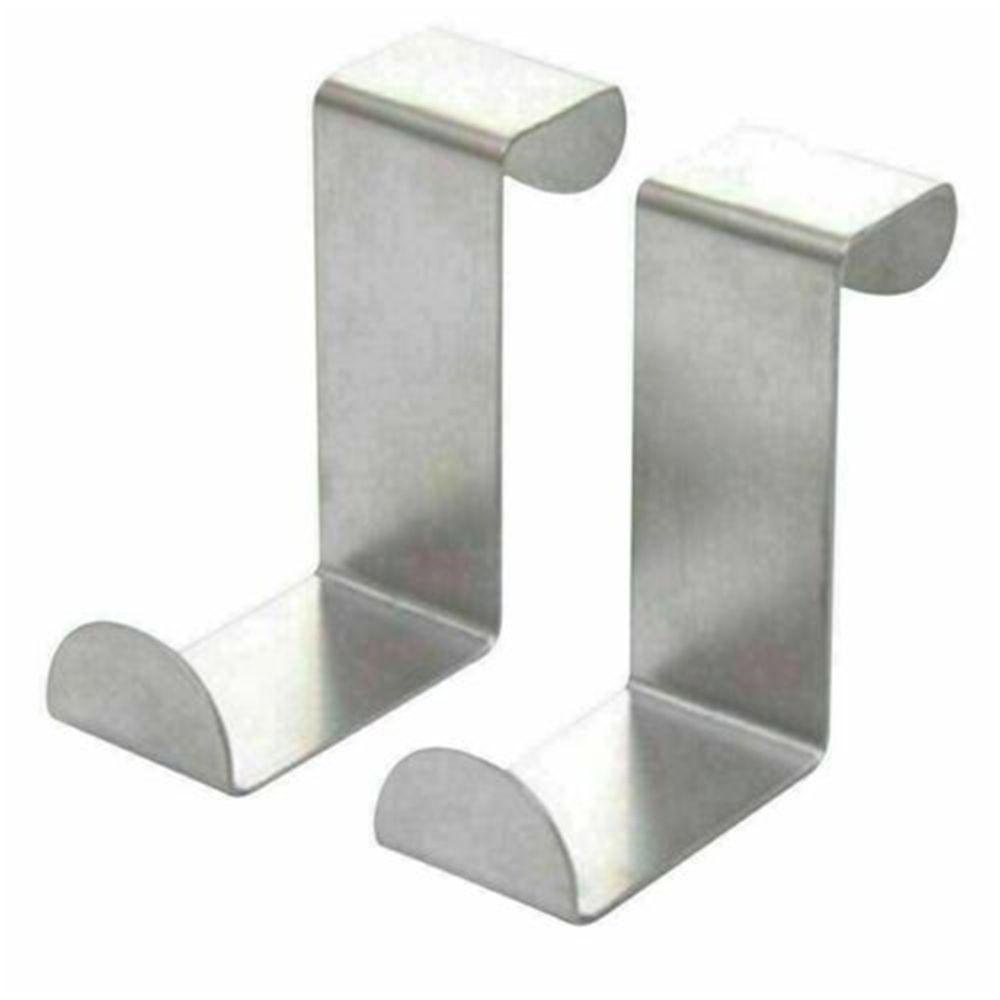 Set 2 Móc Treo Đồ Hình Chữ Z Gắn Cửa Tủ Chạn Tiện Dụng Cho Nhà Bếp