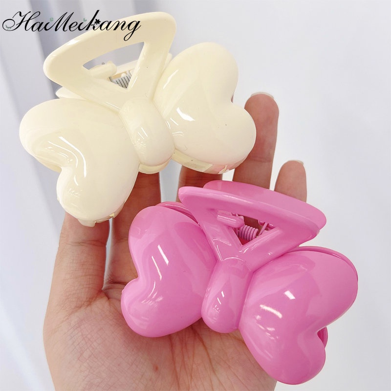 Kẹp tóc Haimeikang màu kẹo ngọt đơn giản thời trang Hàn