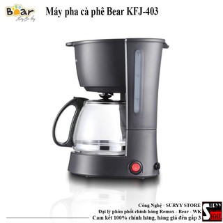 Máy pha cà phê bear pha trà pha cà phê tiện lợi thiết kế nhỏ gọn hiện đại và cao cấp bảo hành 18 tháng bear kfj-403