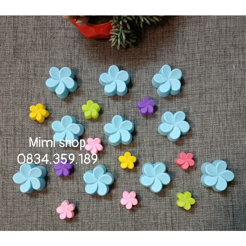 Set 20 khuôn silicon hình ngôi sao làm rau câu, hấp bánh da lợn, bông lan..