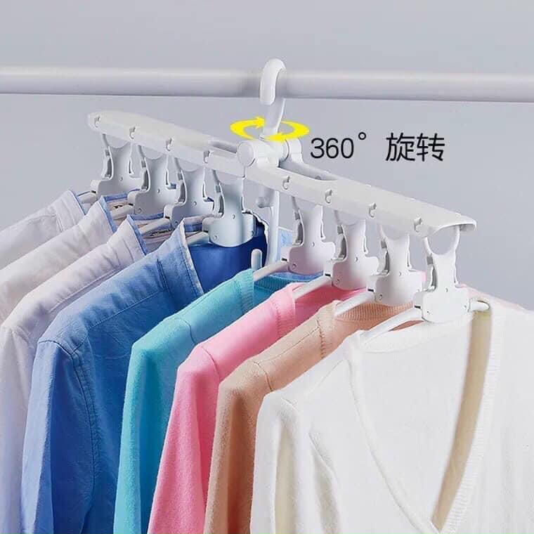 [ BAO GIÁ SHOPEE ] Móc Treo Quần Áo Gấp Gọn Thông Minh Quay 360 Độ Mẫu Mới Siêu Hót Giá Hạt Rẻ