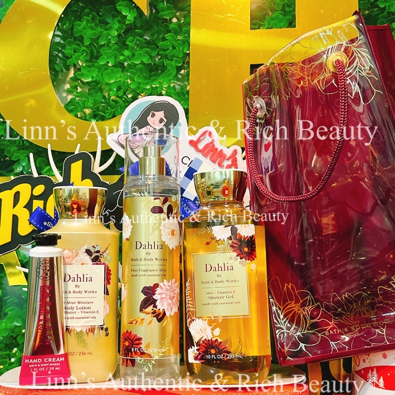 DAHLIA - Set Quà Xịt Thơm Dưỡng Thể Bath &amp; Body Works Usa