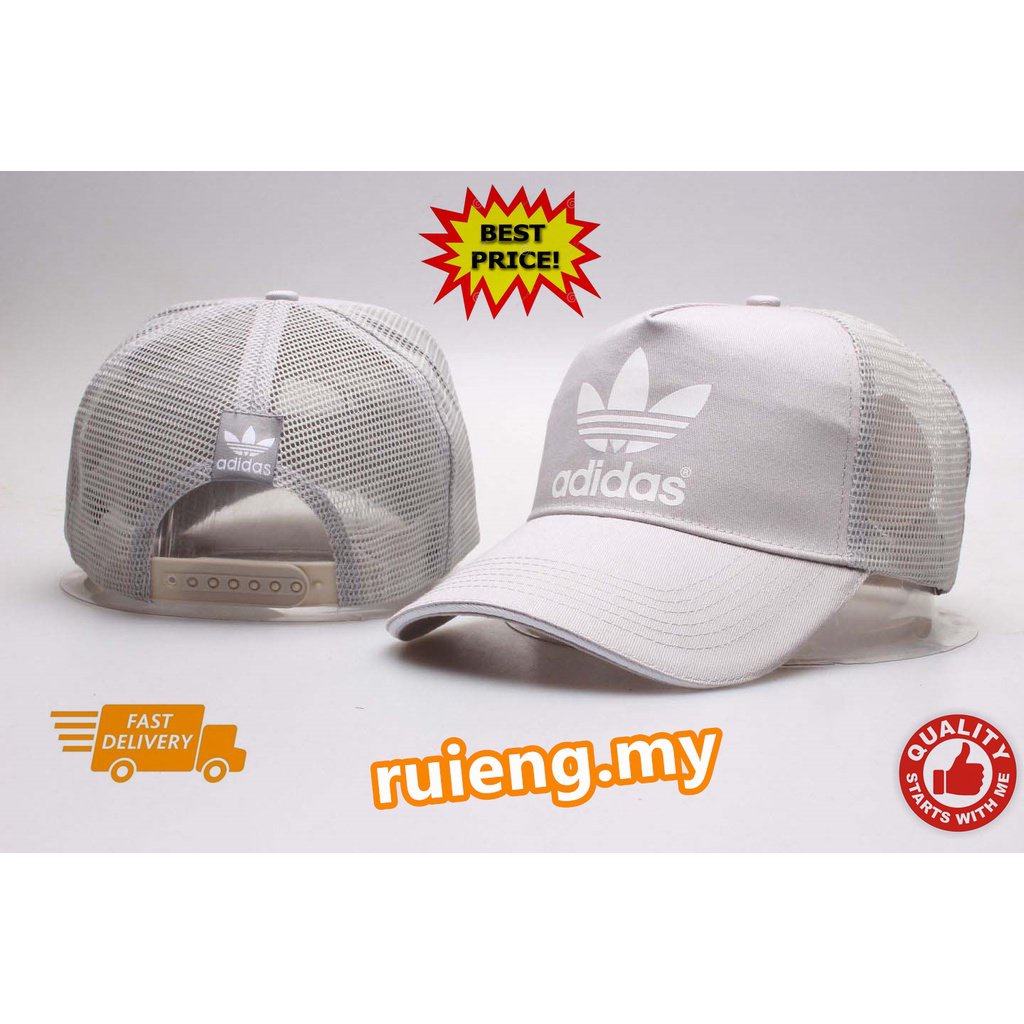 Mũ lưỡi trai Adidas phối lưới phong cách thể thao thời trang cho nam và nữ