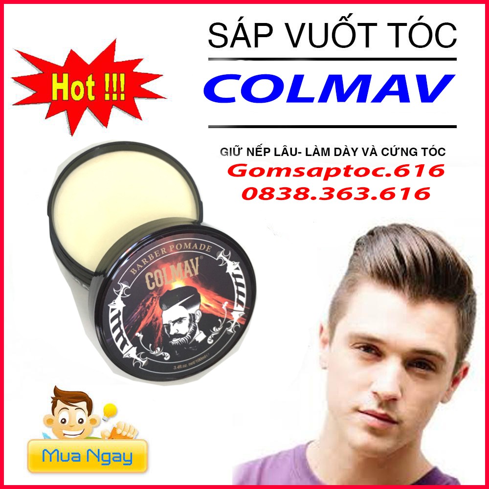 💥Sáp Vuốt Tóc Nam nữ COLMAV (ảnh thật) chuẩn salon