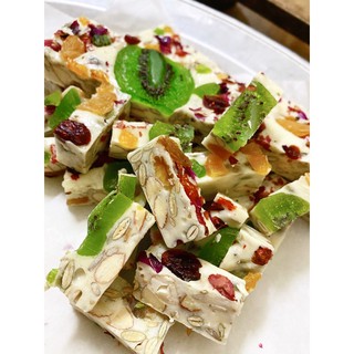 _kẹo sữa hạt/ kẹo nougat hạnh phúc/ kẹo tết( vị sữa/ib để mix vị)